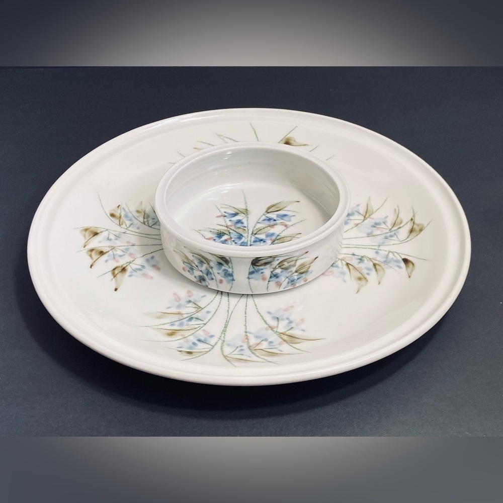 Joseph Panacci Pottery Canada Otagiri Style Appetizer Plate With Matching Bowl